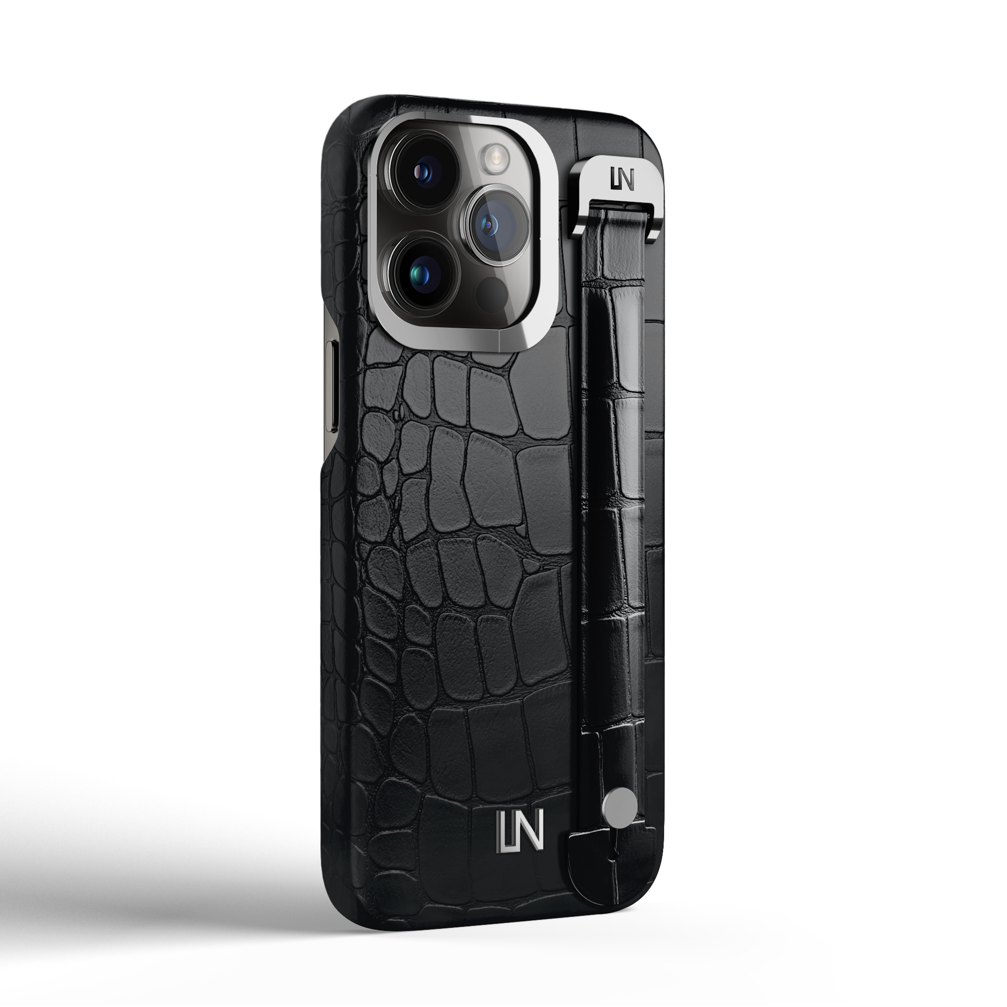 Label Noir Alligator iPhone 14 Pro Max deksel svart