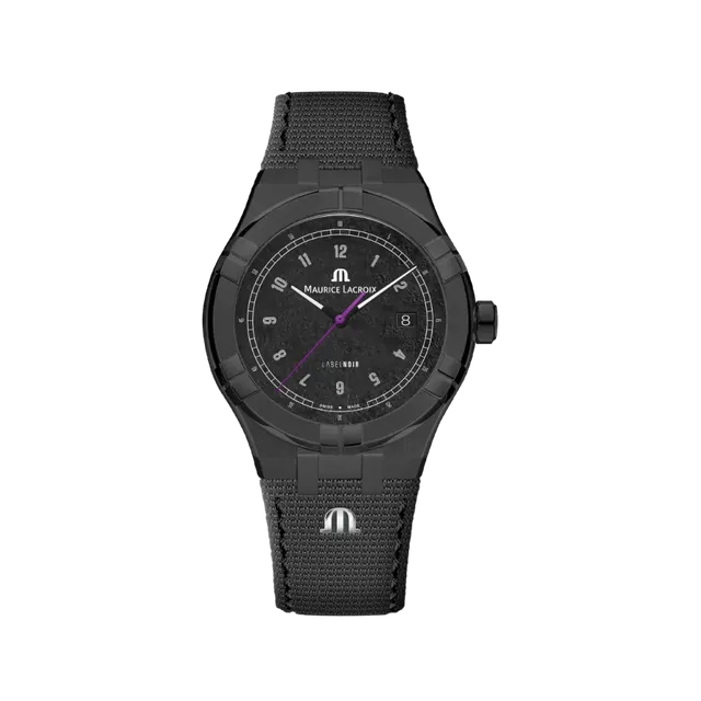 Label Noir Aikon Automatic 42MM klokke PVD tekstilrem svart