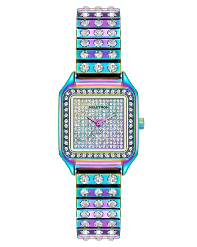 Armitron Roxy dameklokke 27,2 mm krystaller iridescent