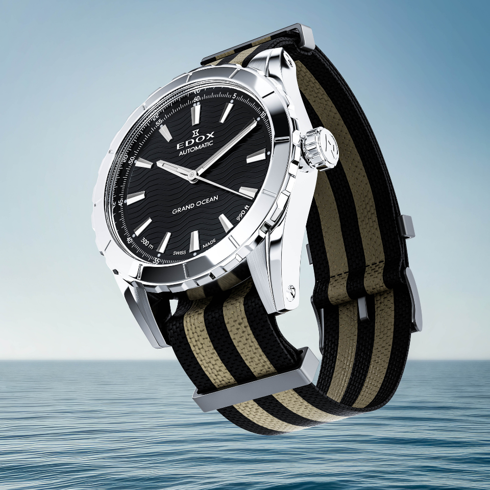 Edox Automatic herreklokke stål klassisk