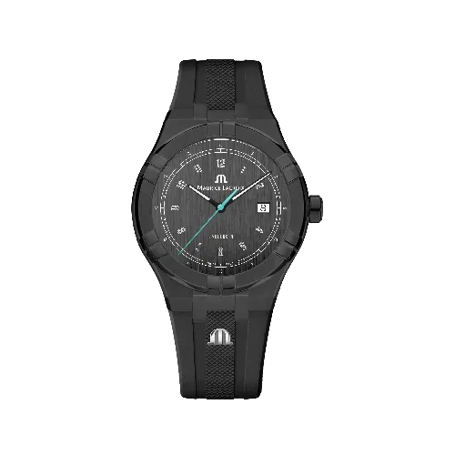 Label Noir Aikon Automatic 42MM klokke svart gummi