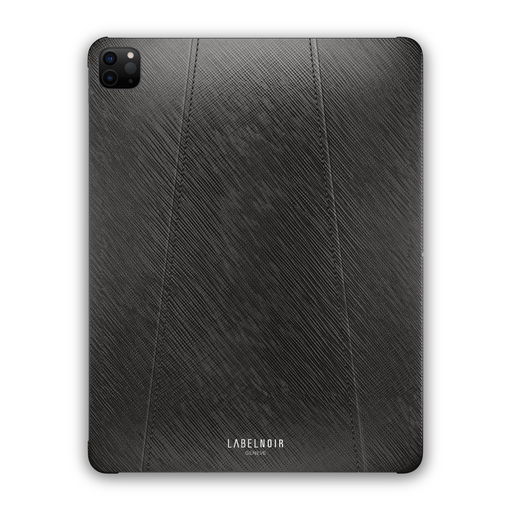 Label Noir iPad Pro 11 Saffiano deksel skinn svart