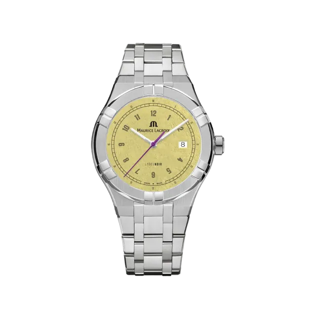 Label Noir Aikon Automatic 42MM klokke stål gul