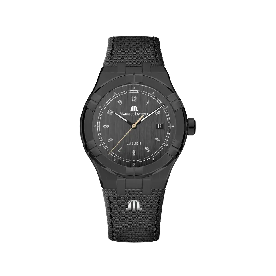 Label Noir Aikon Automatic 42 mm klokke PVD sort satin