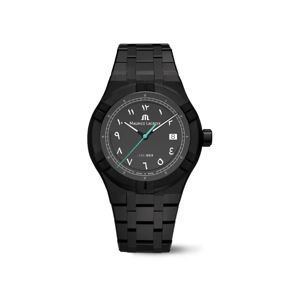 Label Noir Aikon Automatic 42MM armbåndsur keramikk arabisk