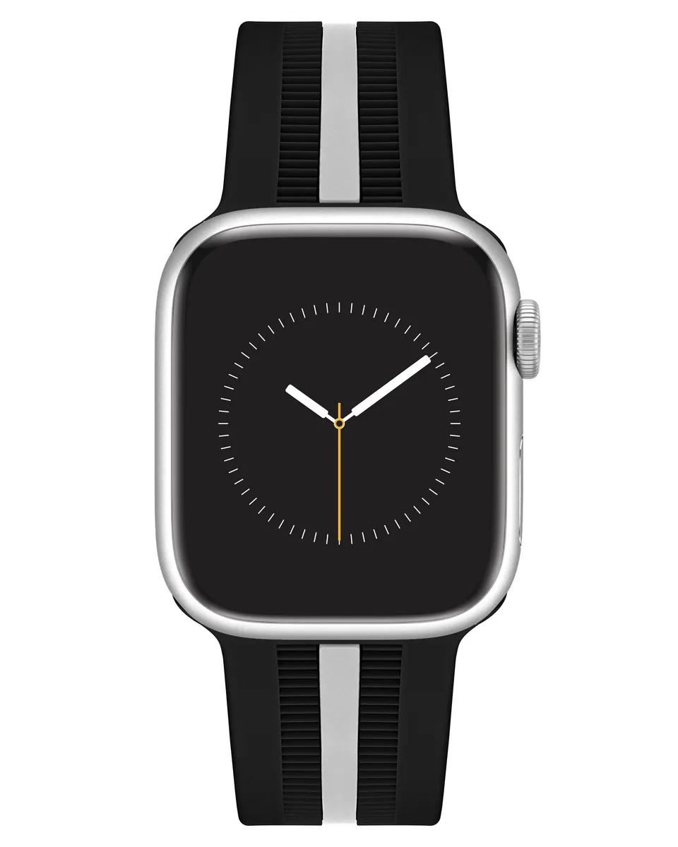Armitron Racer klokkereim Apple Watch svart/hvit
