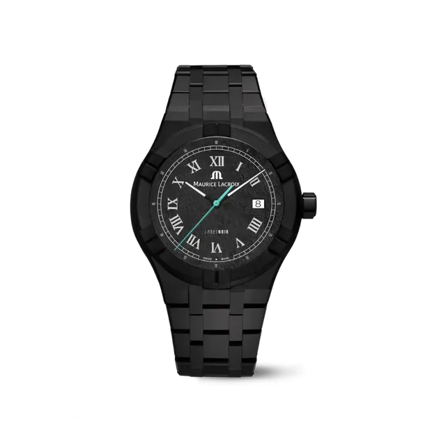 Label Noir Aikon Automatic 42MM klokke keramikk hvit romertall
