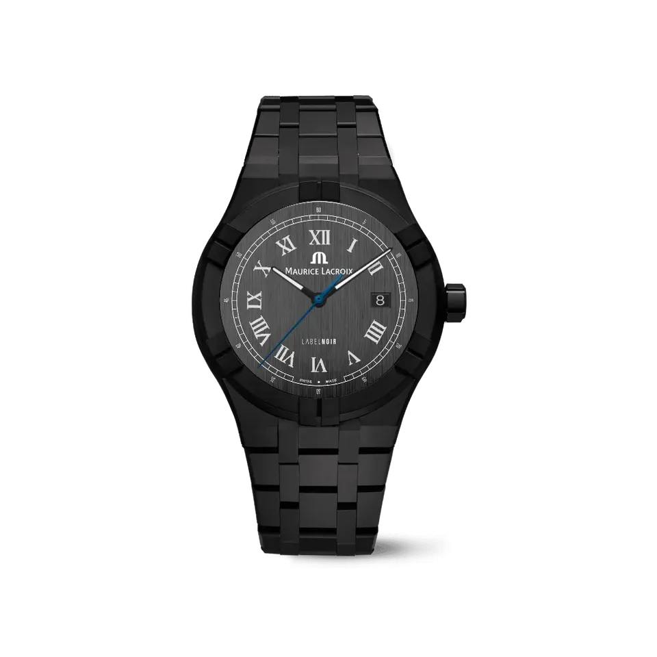 Label Noir Aikon Automatic 42MM klokke romertall keramikk