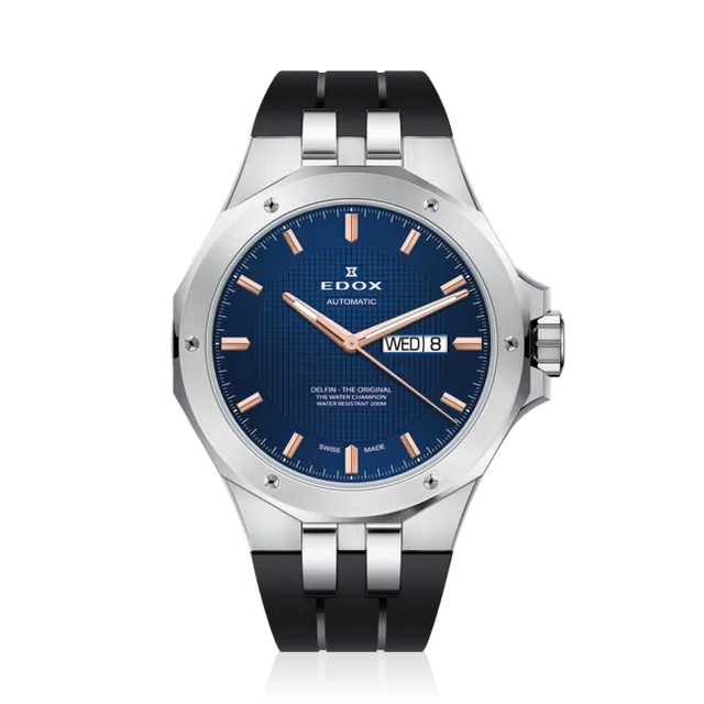 Edox Delfin Day Date Automatic klokke