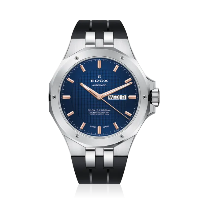 Edox Delfin Day Date Automatic klokke