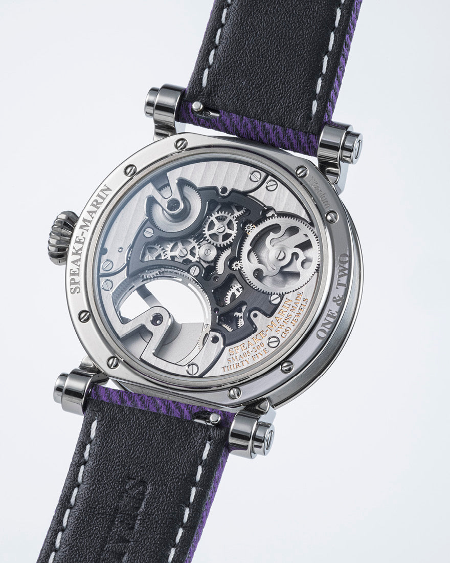 Speake-Marin Piccadilly Tourbillon klokke 42mm lilla