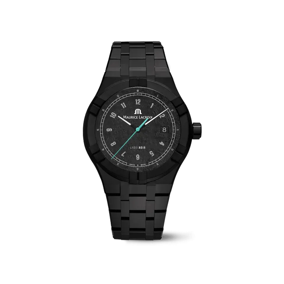 Label Noir Aikon Automatic 42MM herreklokke svart keramikk