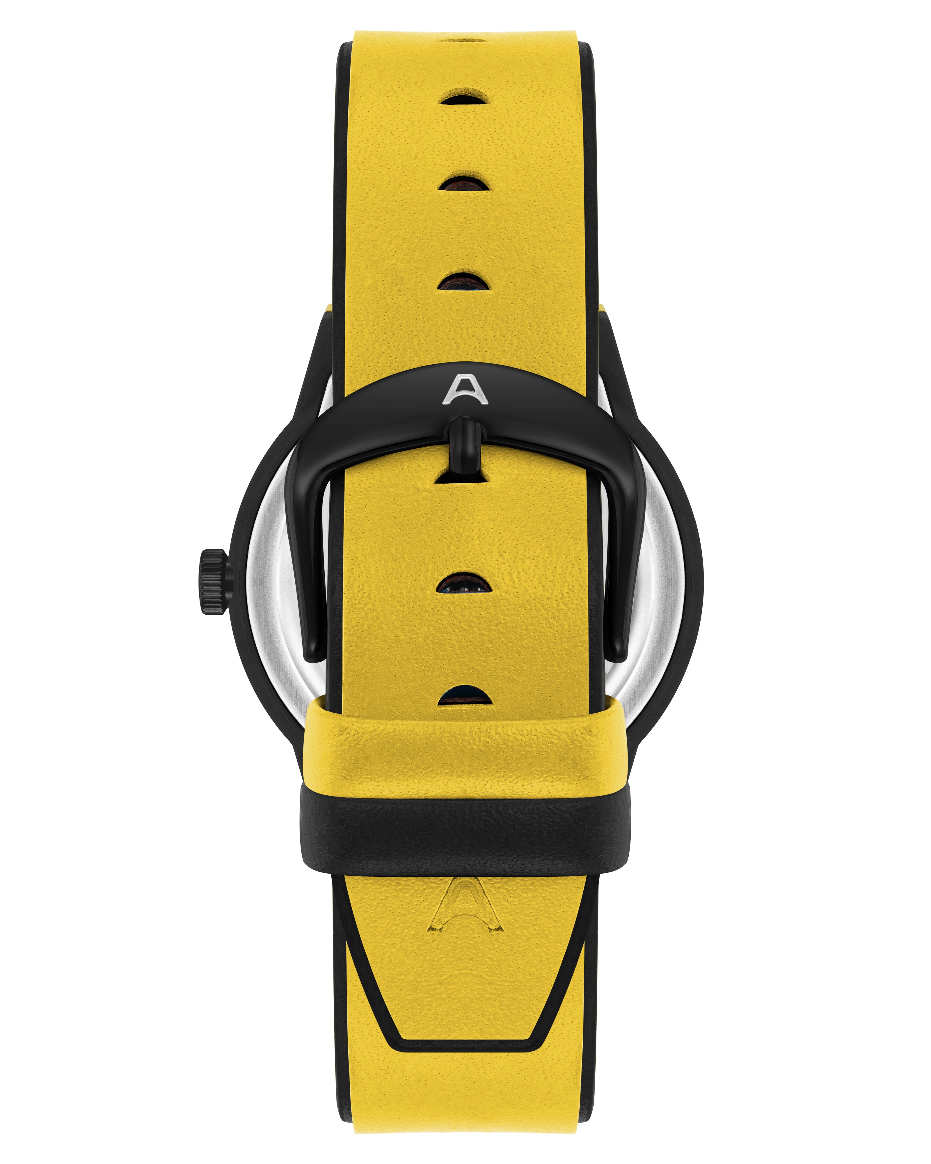Armitron A-Watch 35,5 mm klokke gul/svart vannavstøtende
