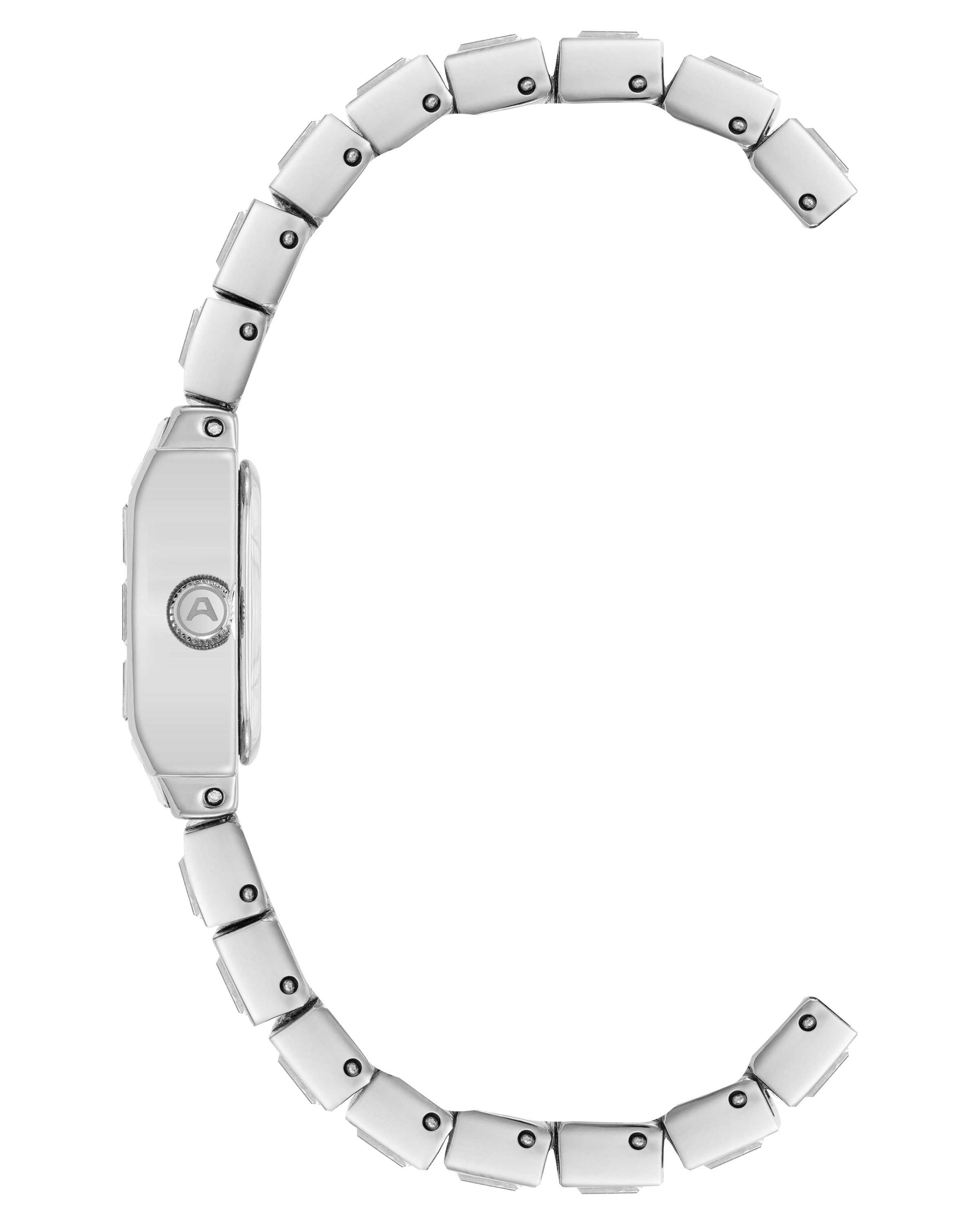 Armitron Ava dameklokke 18,4 mm sølv rektangulær