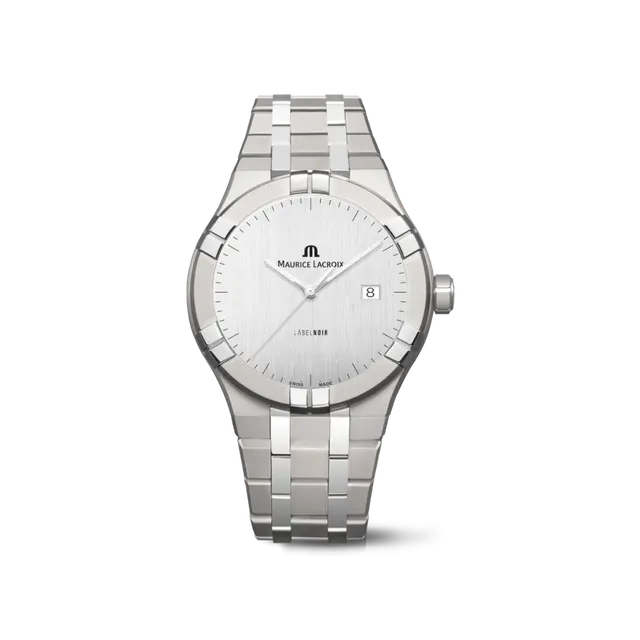 Label Noir Aikon Automatic 42MM klokke hvit titan