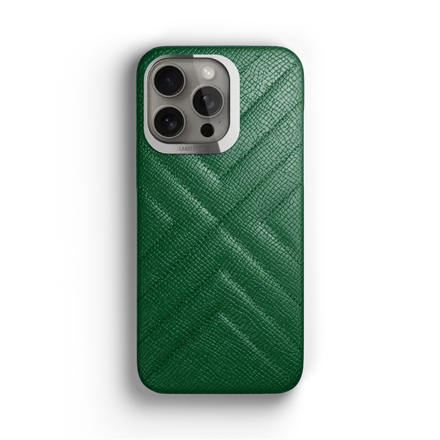 Label Noir Quilted iPhone 15 Pro Max deksel skinn
