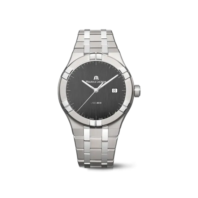 Label Noir Aikon Automatic 42MM herreklokke titan hvit