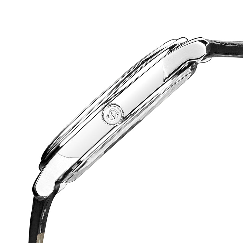 Sea-gull M201S dressklokke automatisk hvit 38 mm