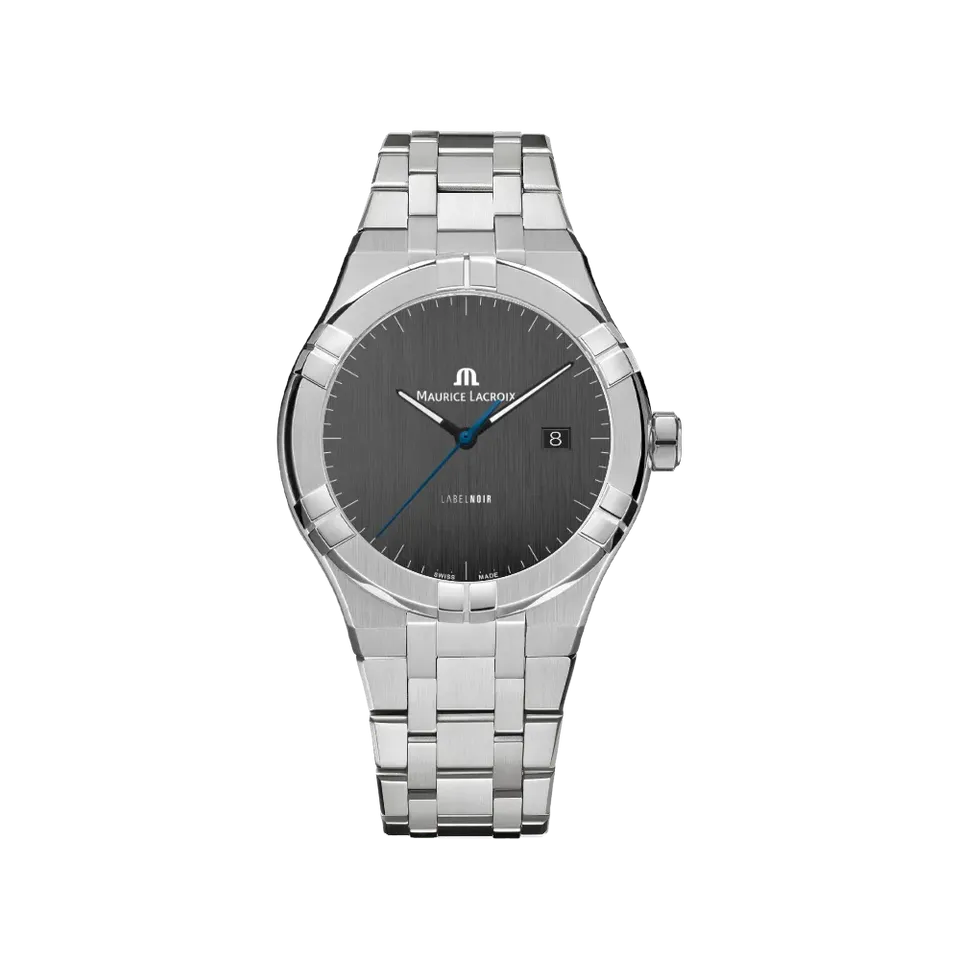 Label Noir Aikon Automatic 42MM herreklokke stål svart