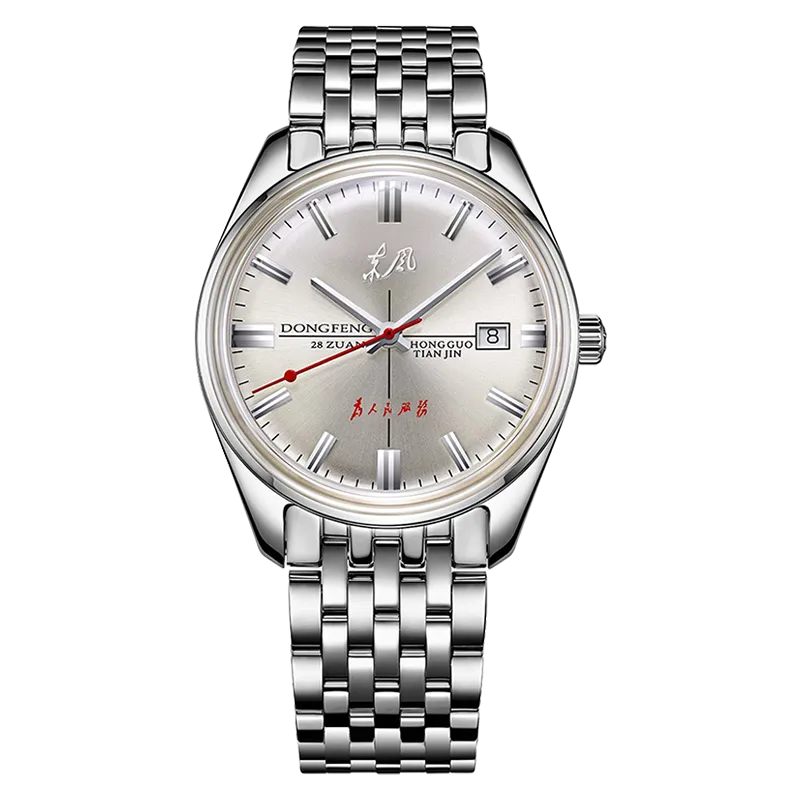 Sea-gull Dongfeng 816.12.6132 dressklokke 38 mm hvit
