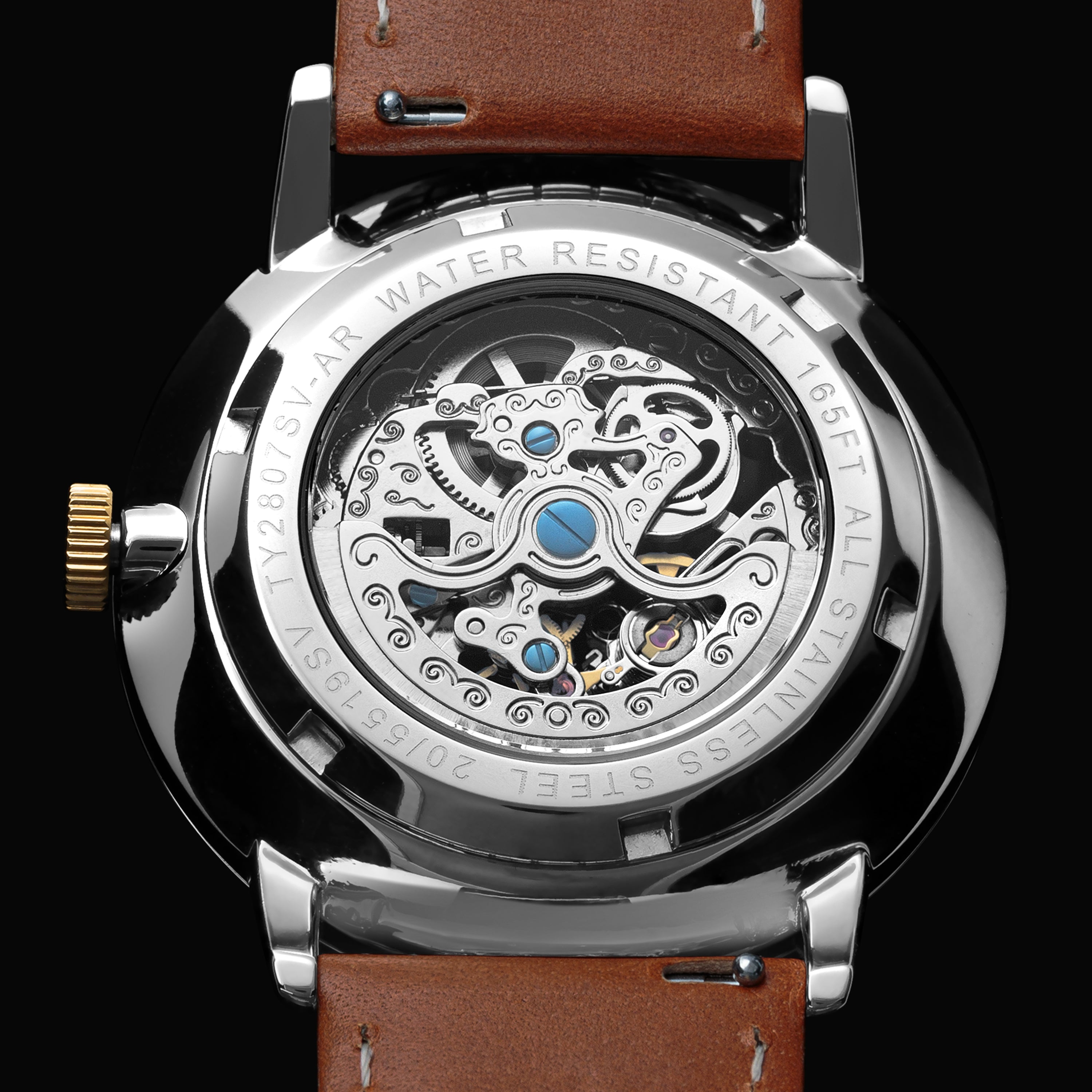 Armitron Blueprint 42mm klokke grønn/brun automatisk