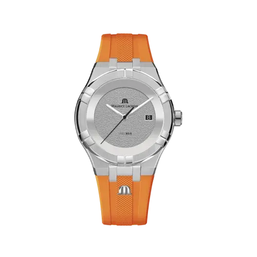 Label Noir Aikon Automatic 42MM klokke stål oransje