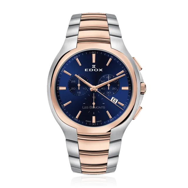 Edox Les Bémonts Ultra Slim Chronograph klokke