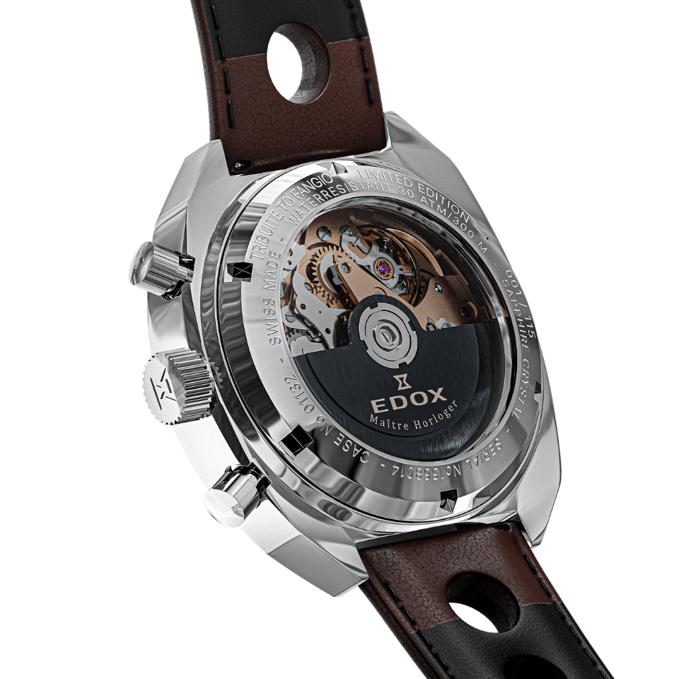 Edox Chronograph Automatic Fangio Limited Edition herreklokke motorsport