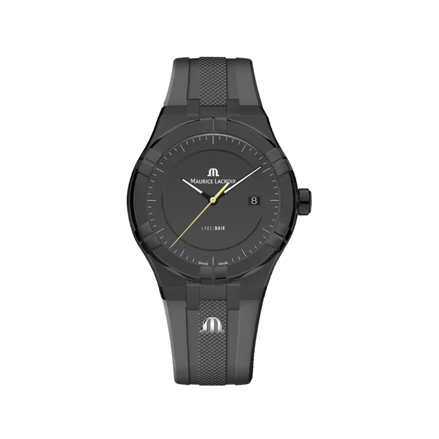 Label Noir Aikon Automatic 42MM klokke svart gul
