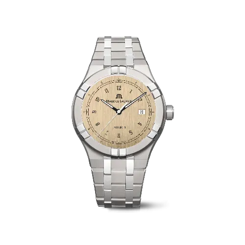 Label Noir Aikon Automatic 42MM klokke titan krem