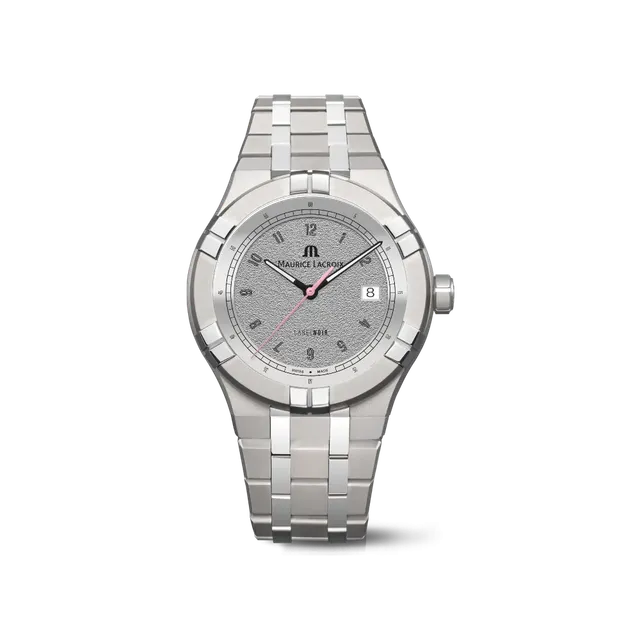 Label Noir Aikon Automatic 42mm klokke titan hvit solstråle