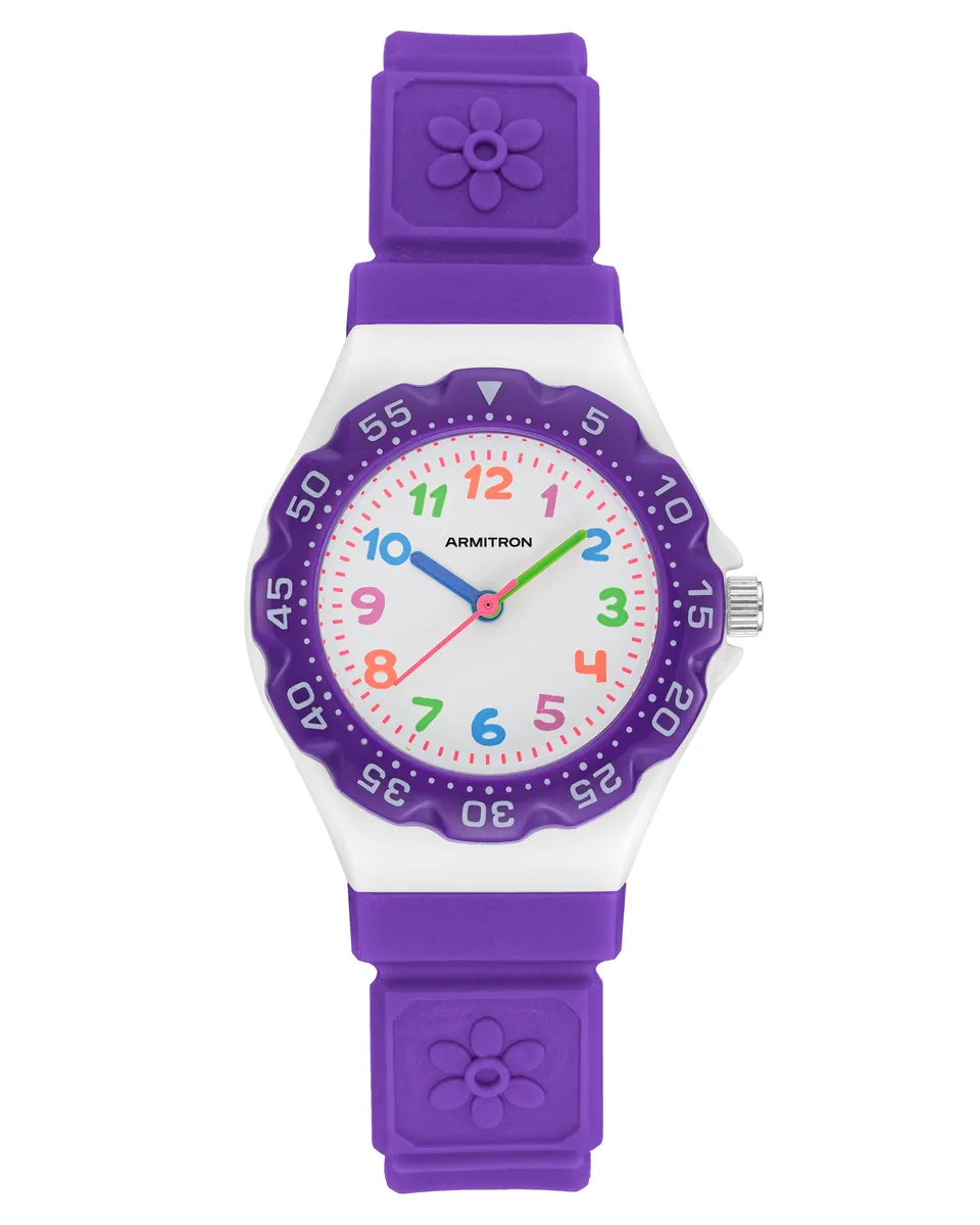 Armitron Petal Pop 32mm barneklokke lilla