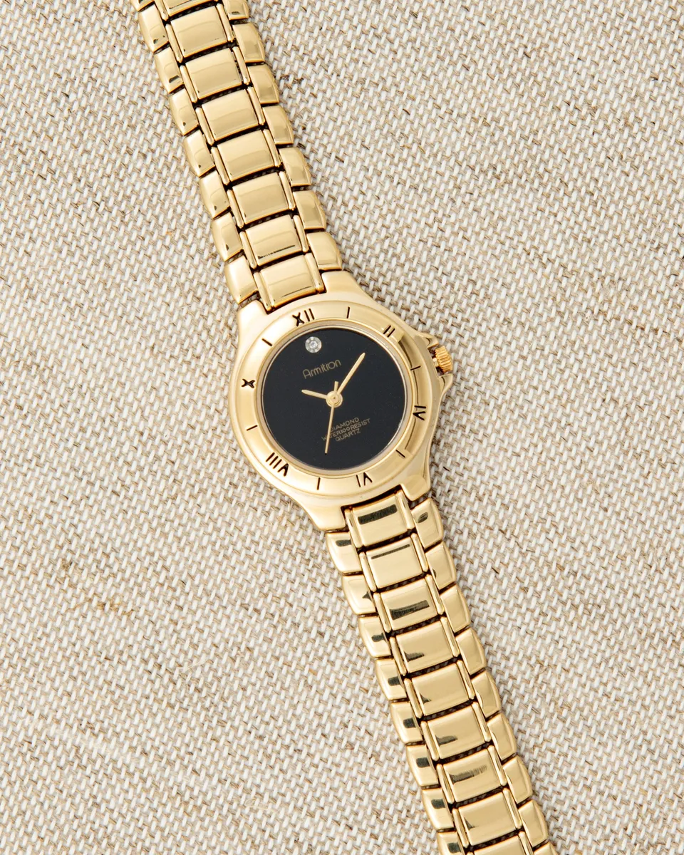 Armitron Vintage5904 vintageklokke gull