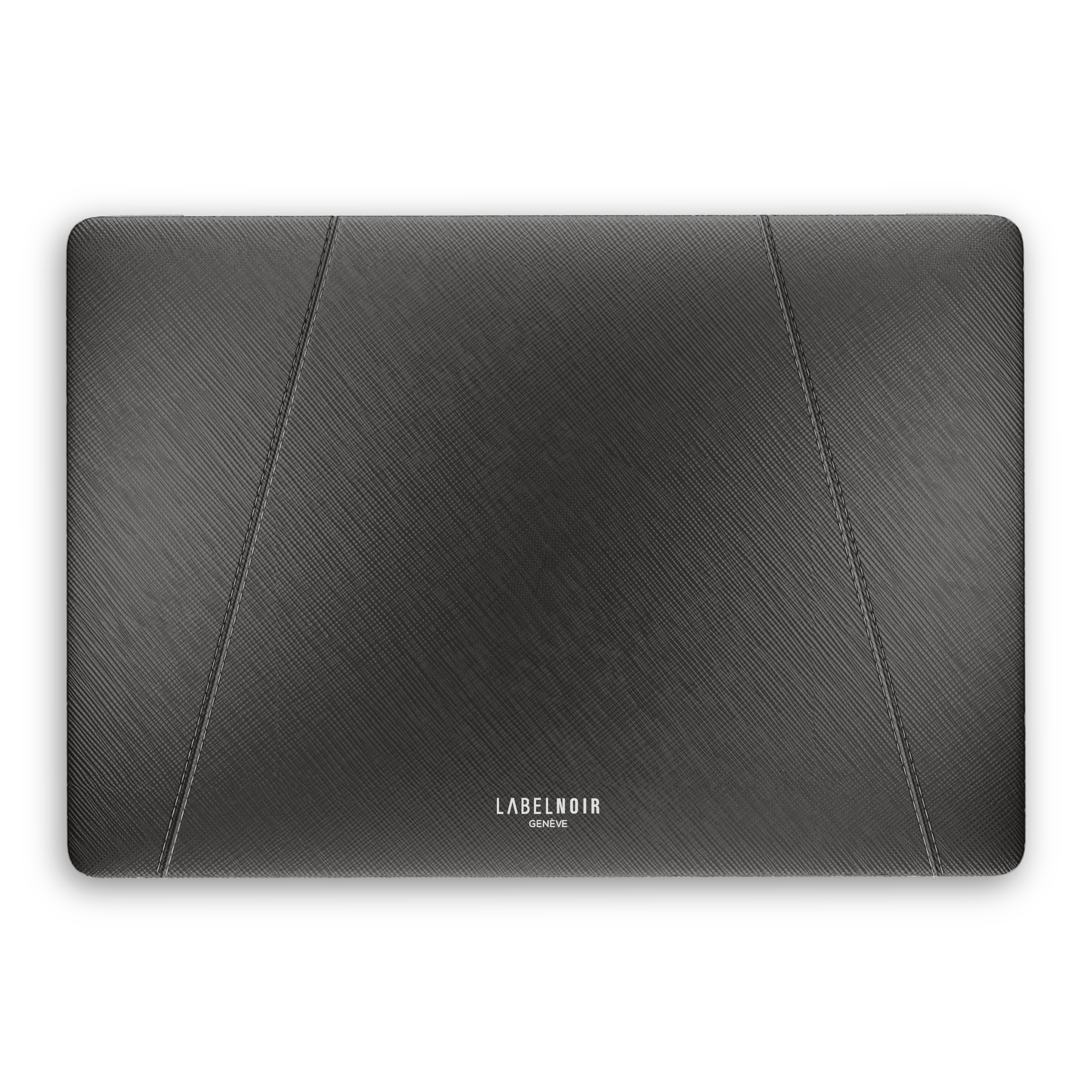 Label Noir Saffiano MacBook Pro 16 deksel skinn svart
