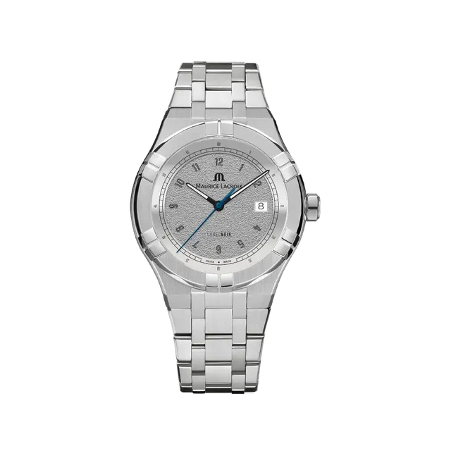 Label Noir Aikon Automatic 42MM klokke hvit stållenke