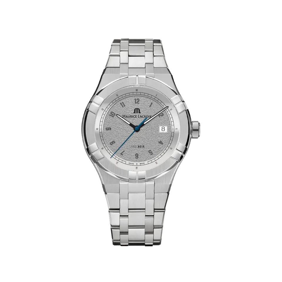 Label Noir Aikon Automatic 42MM klokke hvit stållenke